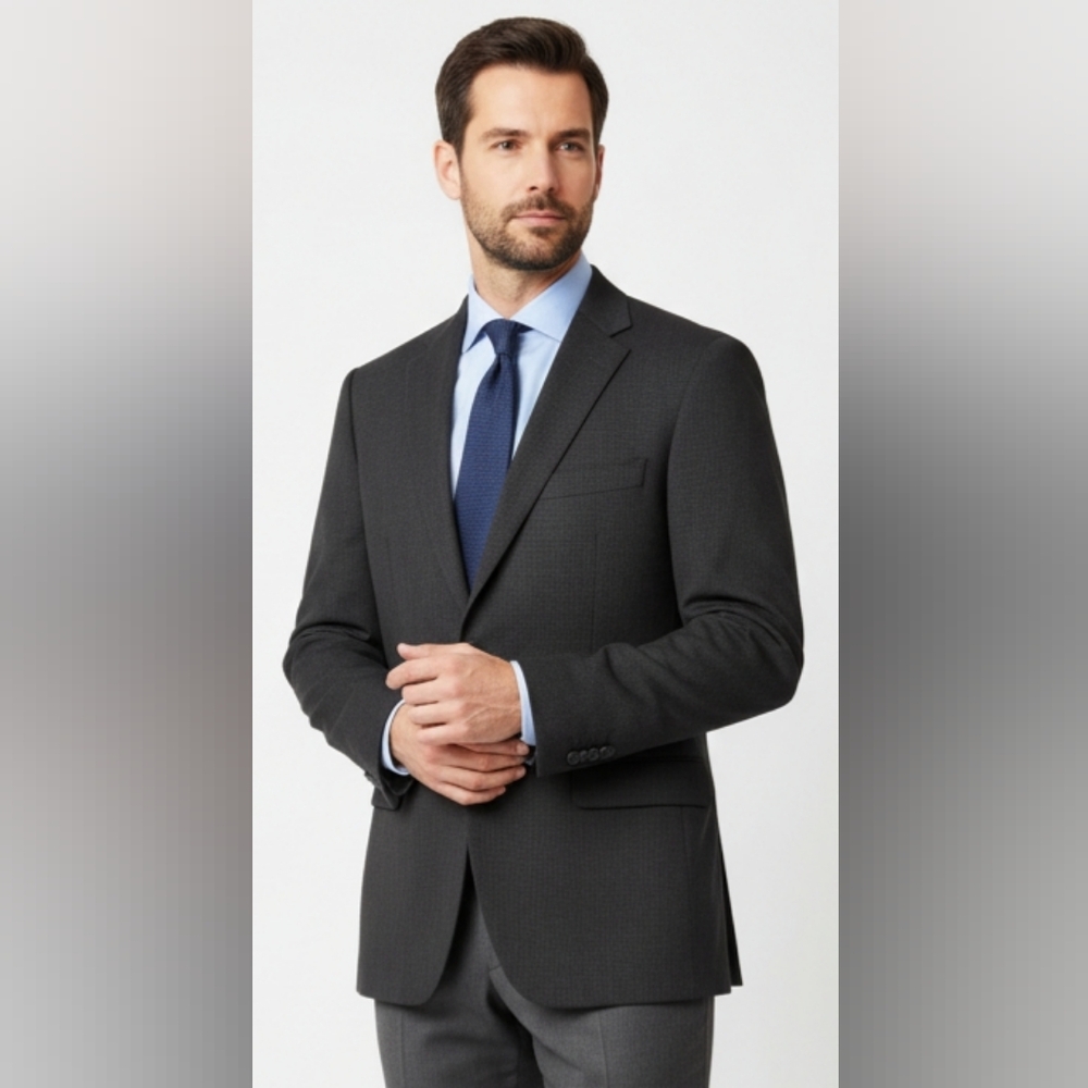 Gucci Charcoal Black Men's Suit Size 52 Like new Still Excellent Quality